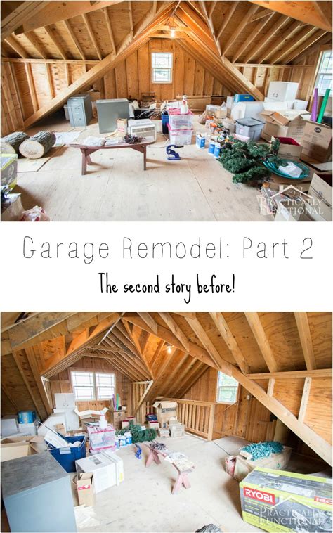 Garage Remodel Plans: The Second Story Before! – Practically Functional