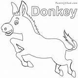 56  Donkey Coloring Pages Free Printable Firka Tein sketch template
