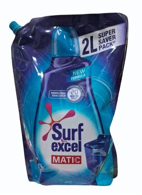 Blue 2L Surf Excel Matic Liquid at Rs 390/pack in New Delhi | ID ...