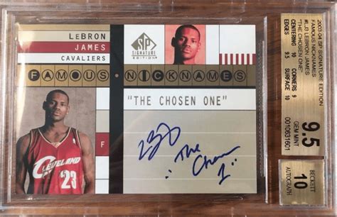 Can Lebron James autograph rookie card go even higher by winning for LA ...