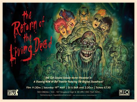 The Return of the Living Dead - Updated movie poster art by Graham Humphreys for a special HD ...