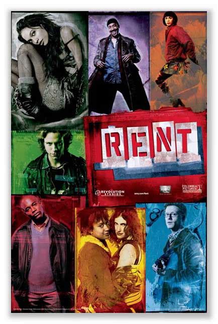 ART PRINT POSTER Rent Movie Poster BROADWAY MUSICAL | eBay