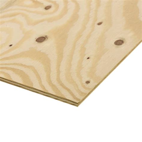 3/4 in. x 4 ft. x 8 ft. Ground Contact Pressure Treated Pine ...