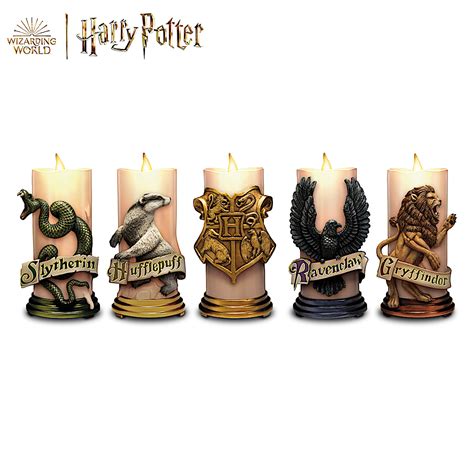 HARRY POTTER HOGWARTS House Remote-Controlled Candle Collection ...