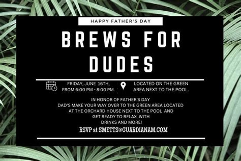 Brews for Dudes Event at The Grove Frisco Community