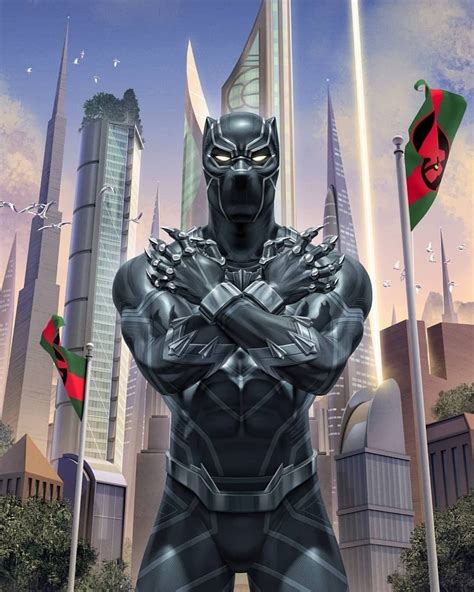 ️ Wakanda Forever! | Black panther character, Black panther art, Black panther marvel