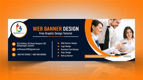Professional Web Banner Design Free PSD Template – GraphicsFamily