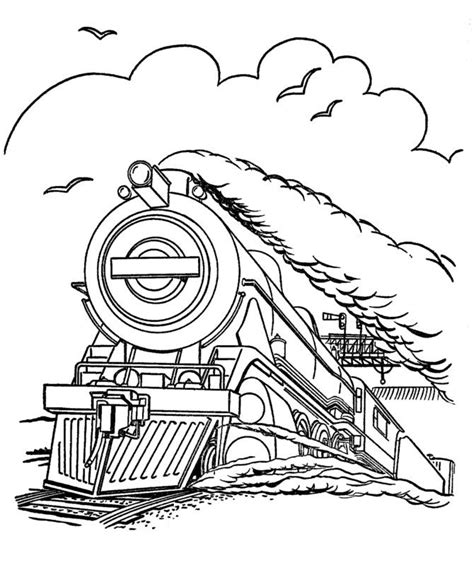 Free Printable Train Coloring Pages For Kids