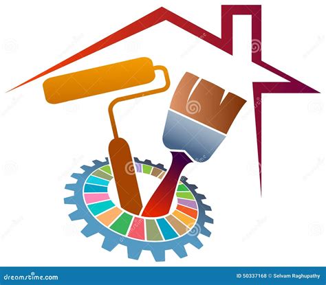 Home Painting Logo Stock Vector - Image: 50337168