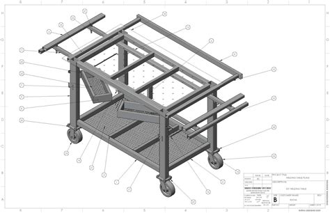 Welding Table Plans Bonus 3D Model standard & Metric DIY - Etsy