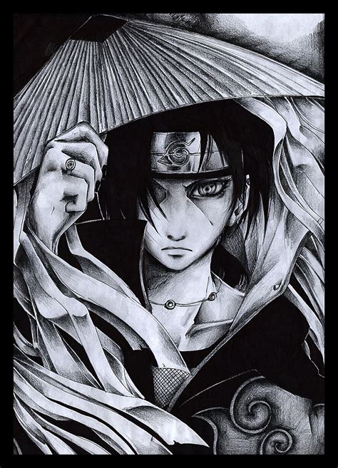 Itachi Uchiha Fan Art: Itachi - pencil | Itachi uchiha, Anime naruto, Naruto