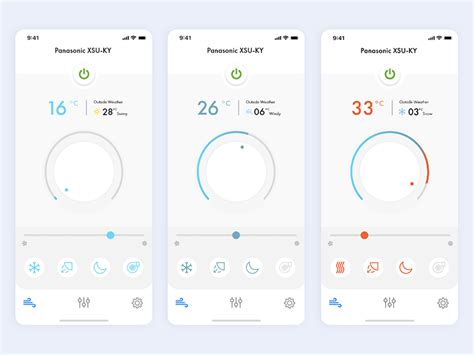 Thermostat App by Jason Fernandes on Dribbble