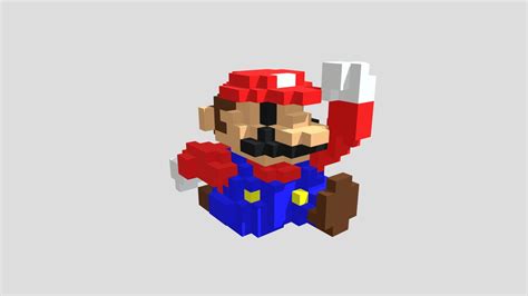 3D 8-Bit Super Mario - 3D model by Patel Gaming Projects ...