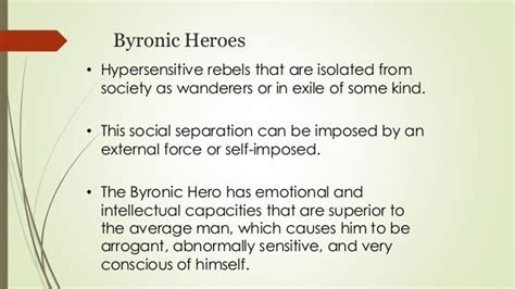 Byronic heroes assignment