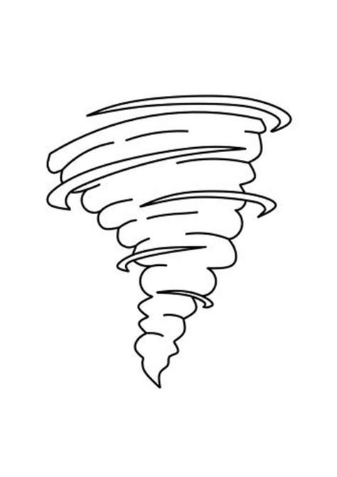 Amazing Tornado coloring page - Download, Print or Color Online for Free