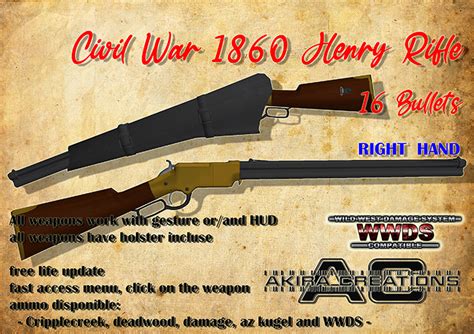 Second Life Marketplace - Civil War 1860 Henry Rifle