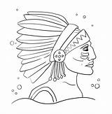 Dibujos De Indios Para Colorear sketch template