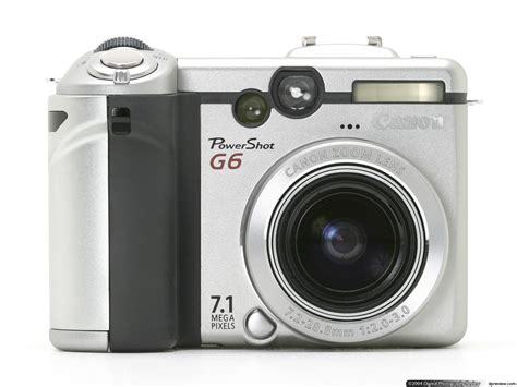 Canon PowerShot G6 Review: Digital Photography Review