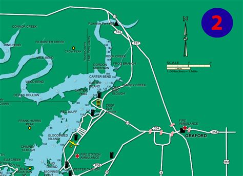 Possum Kingdom Lake Texas Map | Printable Templates Free