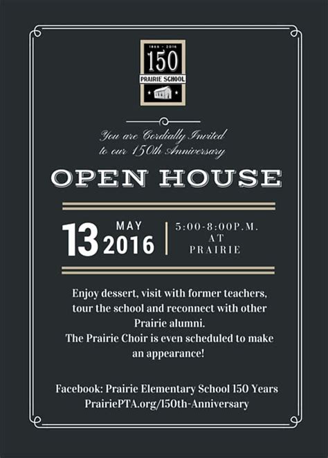 25 School Open House Invite | Business Template Example