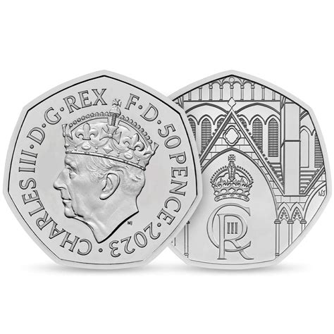 The Coronation of His Majesty King Charles III 2023 UK 50p Brilliant ...