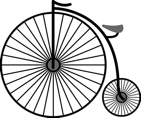 Clipart - Penny Farthing Bicycle