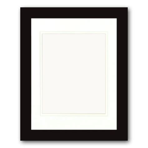 PTM Images 1-Opening. 8 in x 10 in. Matted Black Portrait Frame (Set of 2)-8-0001A-BLACK - The ...