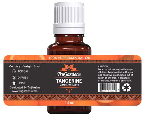 Tangerine Essential Oil - Buy Online From TruGardens