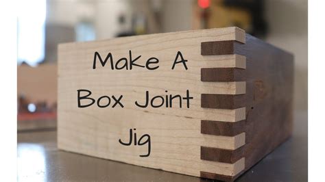 How To Make A Box Joint Jig | Box joint jig, Woodworking joints, Box joints