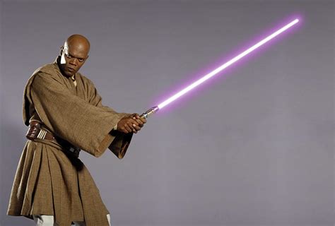 Samuel L Jackson Star Wars Lightsaber