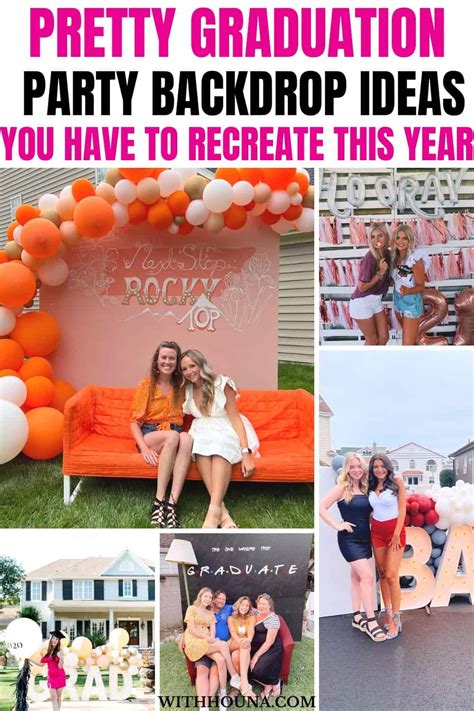 20 Beautiful Graduation Party Backdrop Ideas to Take your Grad Party to ...