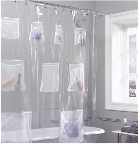 Jeri’s Organizing & Decluttering News: Bathroom Organizing: Shower Curtains with Pockets