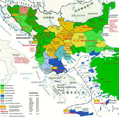 Religious/Ethnic map of the Balkans in the 19th Century[1005x1023 ...