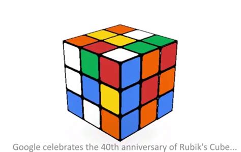 How to solve the Rubik's Cube Google Doodle (cheat's guide) | Rubiks ...