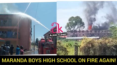 MARANDA BOYS HIGH SCHOOL ON FIRE AGAIN - YouTube