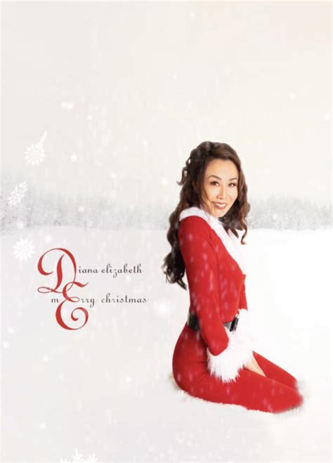 Mariah Carey inspired Christmas Album cover - Diana Elizabeth Steffen