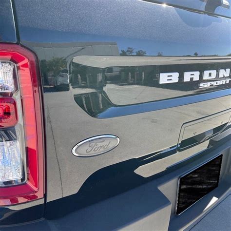 Ford 2021 Bronco Emblem Overlay Badge Decal REAR | Etsy