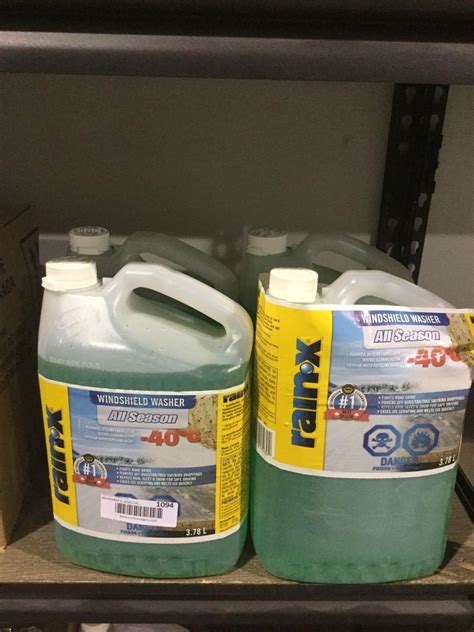 Case of All Season Windshield Washer Fluid (4 x 3.78L)