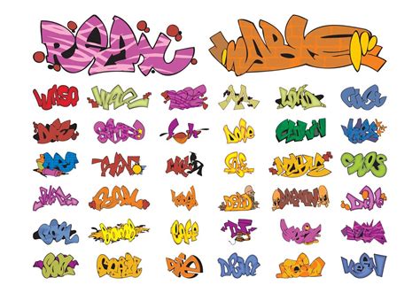 Graffiti Pieces Collection - Download Free Vector Art, Stock Graphics & Images