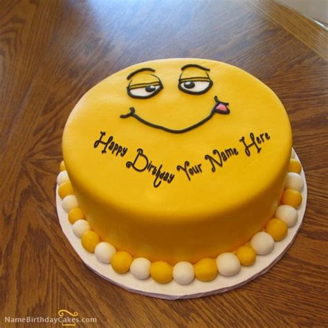 Funny Happy Birthday Cake With Name