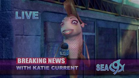 In the USA release of Shark Tale (2004), reporter Katie Current was ...