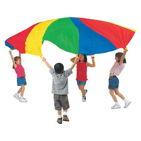 Pacific Play Tents 6 ft. Parachute with Handles | Toddler party games ...