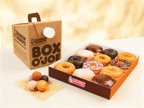 ¿Cómo pido una caja de Joe de Dunkin Donuts?