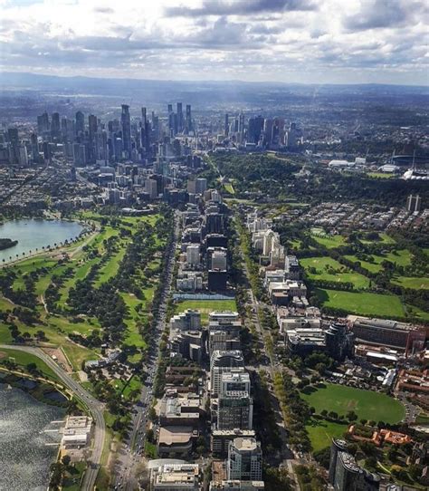 Aerial view of Melbourne | Aerial view, Aerial, Melbourne