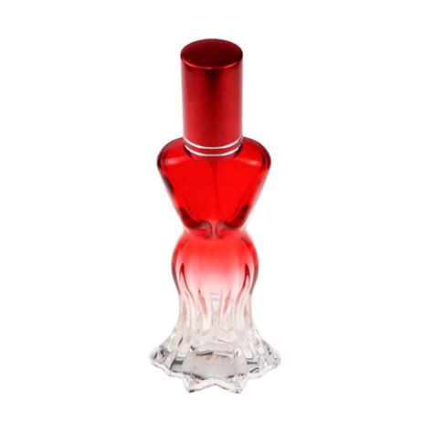 Unique High End 40ml Slim Red Dress Woman Body Shape Perfume Bottle, High Quality bottle glass ...