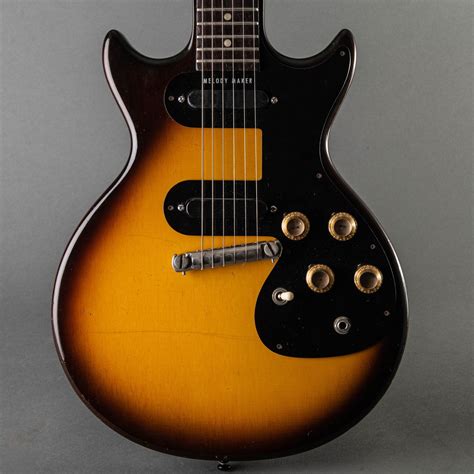 Carter Vintage - Gibson Melody Maker Double Cutaway 1962, Sunburst ...