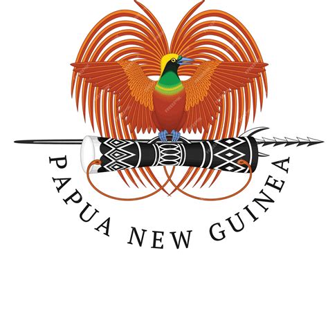 Premium Vector | National emblem of Papua New Guinea variant