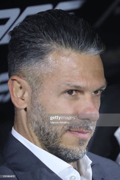 Head coach of River Plate Martin Demichelis looks on prior a Liga ...