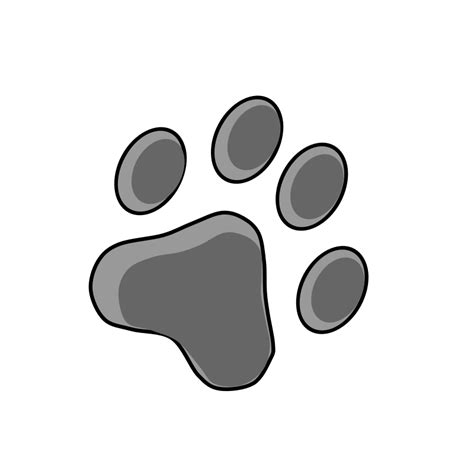 cat footprint - Openclipart