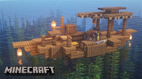 Minecraft : How to Build a Simple Boat House - YouTube